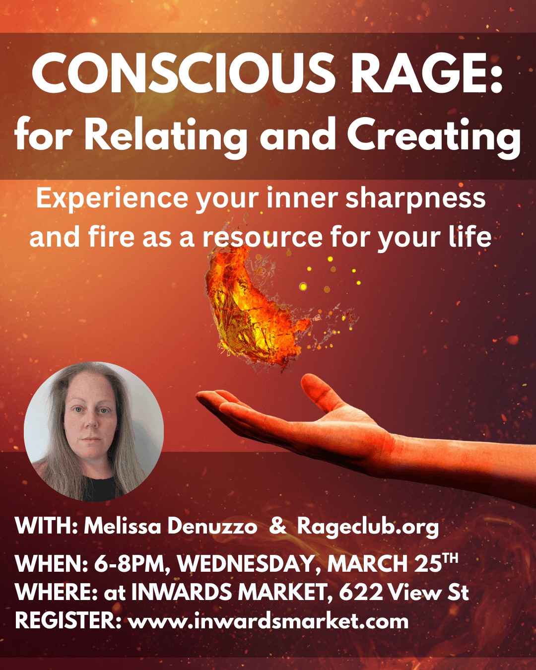 Conscious Rage Workshop — Arts & Creative in Victoria