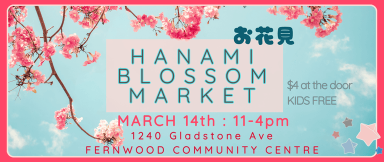 Hanami : Blossom Market — Community Events in Victoria