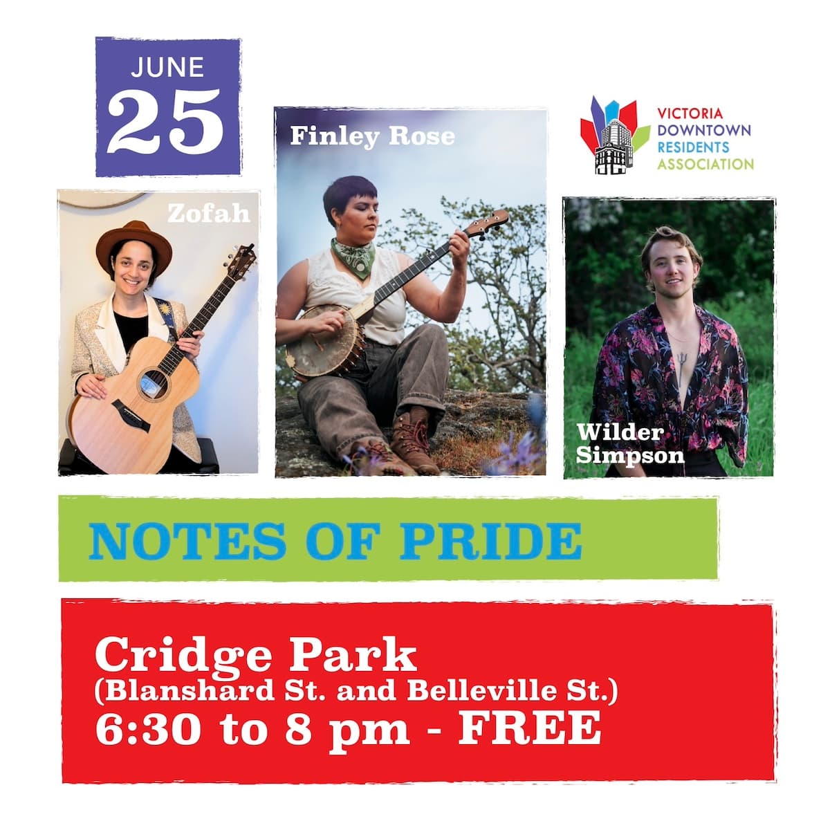 Notes of Pride at Cridge Park