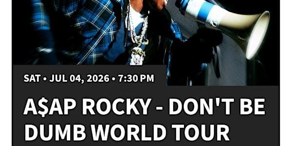 Asap Rocky Vip Ga Ticket at Calgary Stampede