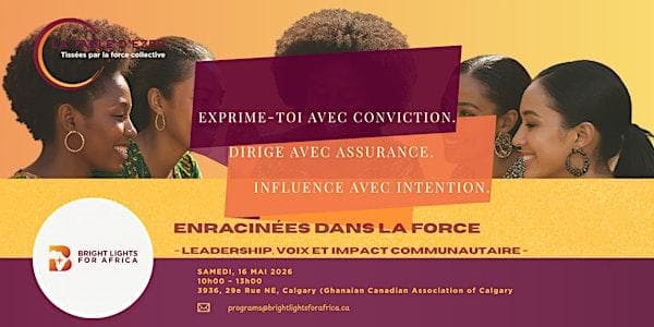 La Table D’ÉZer – Femmes Actrices Du Changement at Ghanaian Canadian Association of Calgary