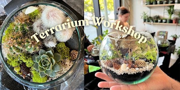 Gnome + Fairy Terrarium Workshop at VI Plant Shop
