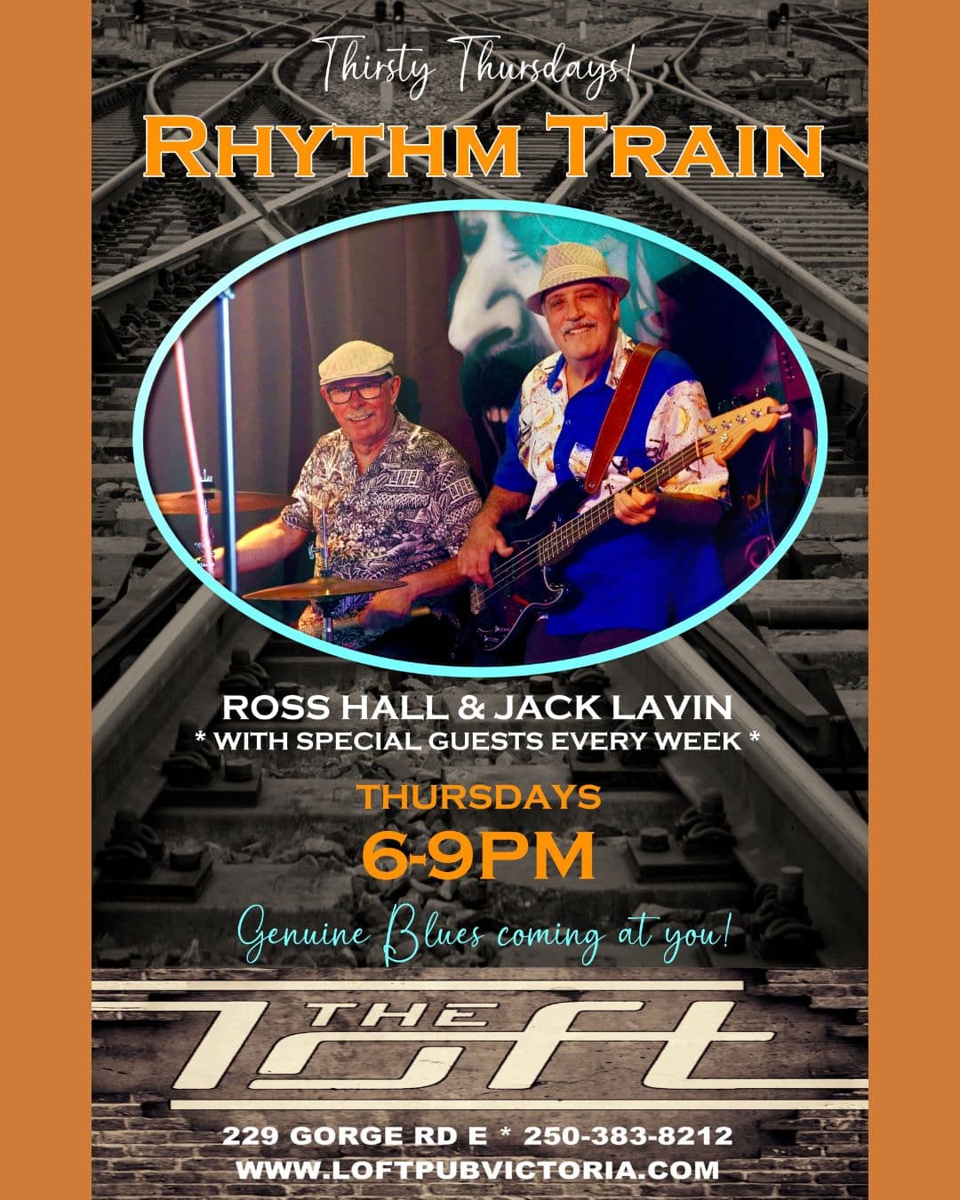 Rhythm Train at The Loft Pub * 229 Gorge Rd. E.