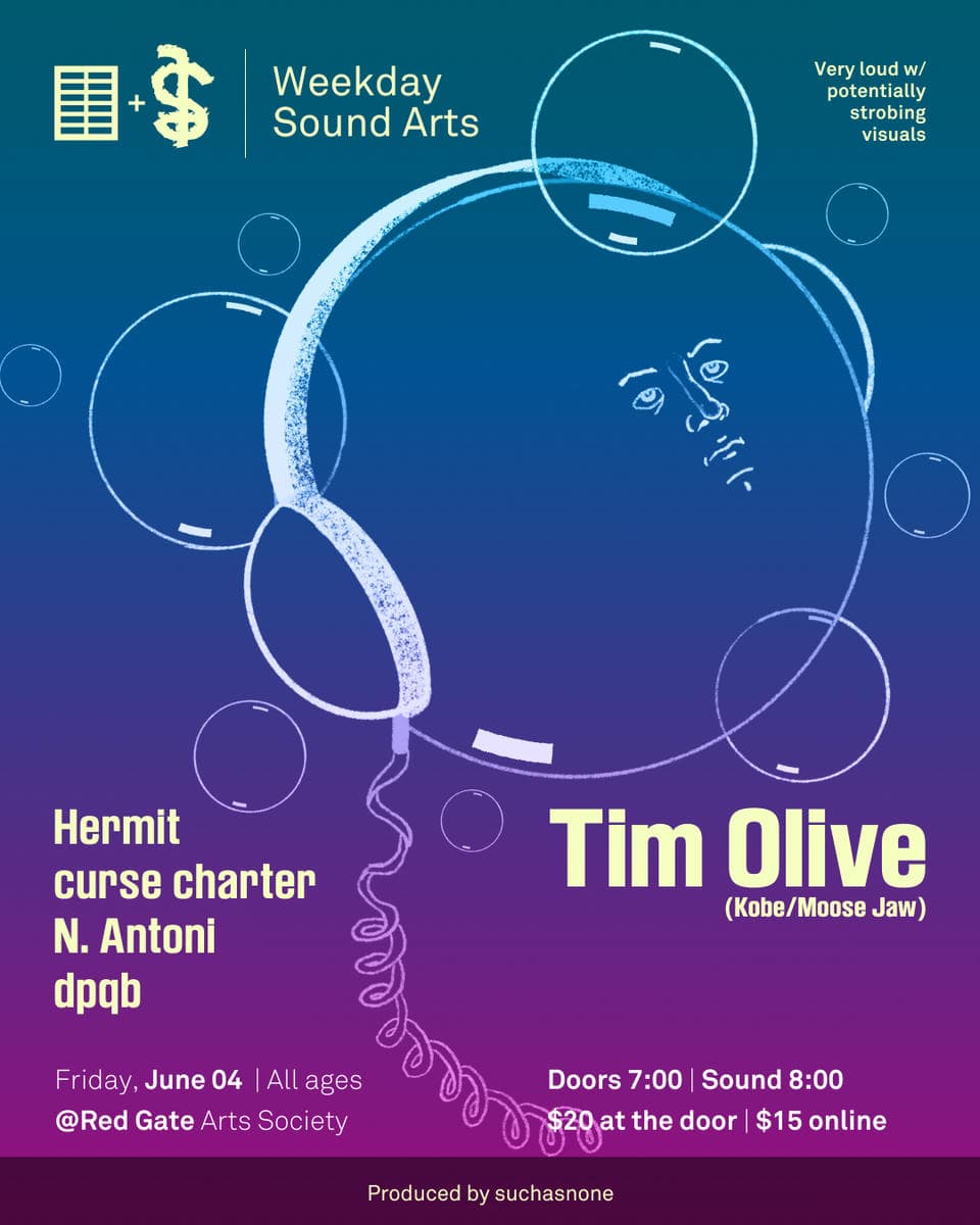 Weekday Sound Arts 08 — Live Music in Vancouver