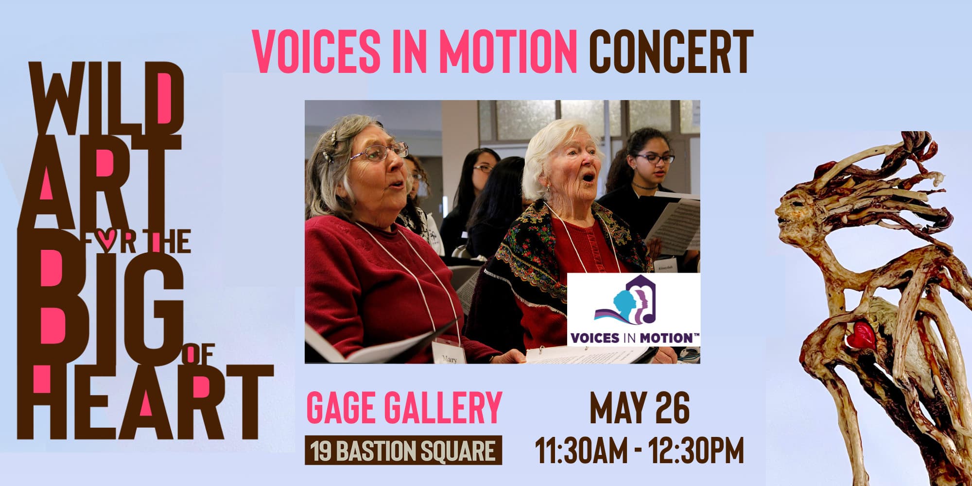 Voices in Motion Concert at 19 Bastion Square Victoria, BC, V8W 1J1