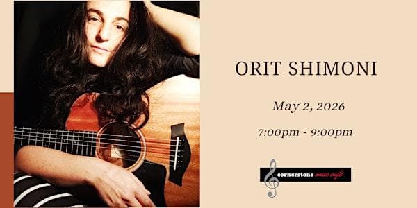 Orit Shimoni At The Cornerstone Music Cafe at Cornerstone Music Cafe SE - Music Lessons Calgary - Coffee & Food