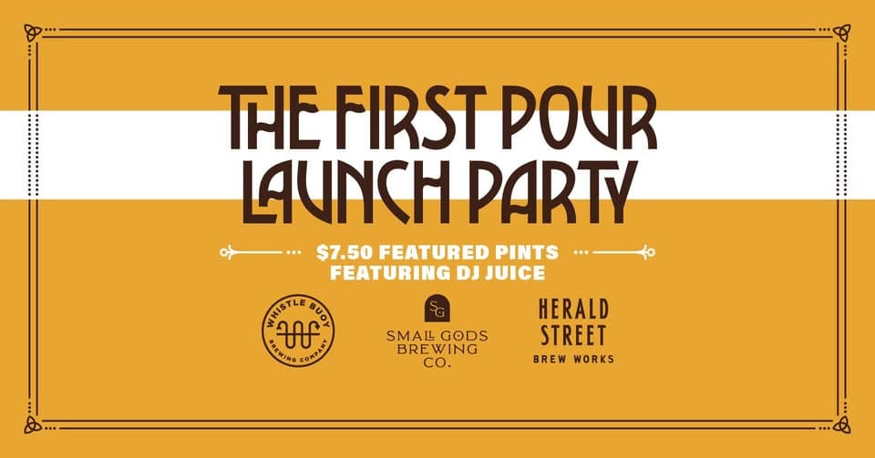The First Pour Launch Party at 69 Bastion Square