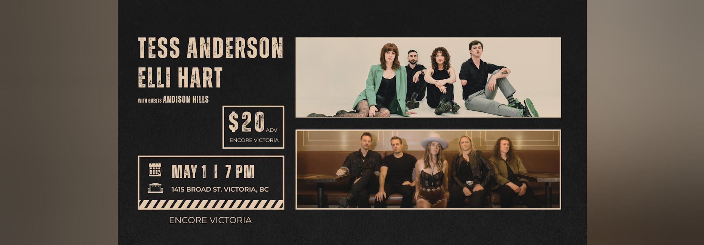 Tess Anderson + Elli Hart with Guest Felicia Harding at Encore