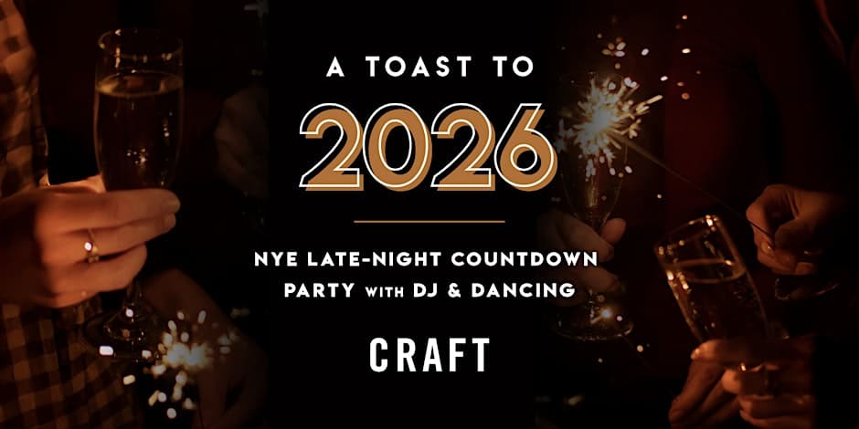 New Year’s Eve Countdown Party at CRAFT Victoria at CRAFT Beer Market