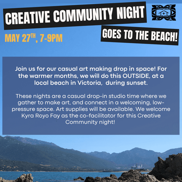 Creative Community Night (May) at Beach Location