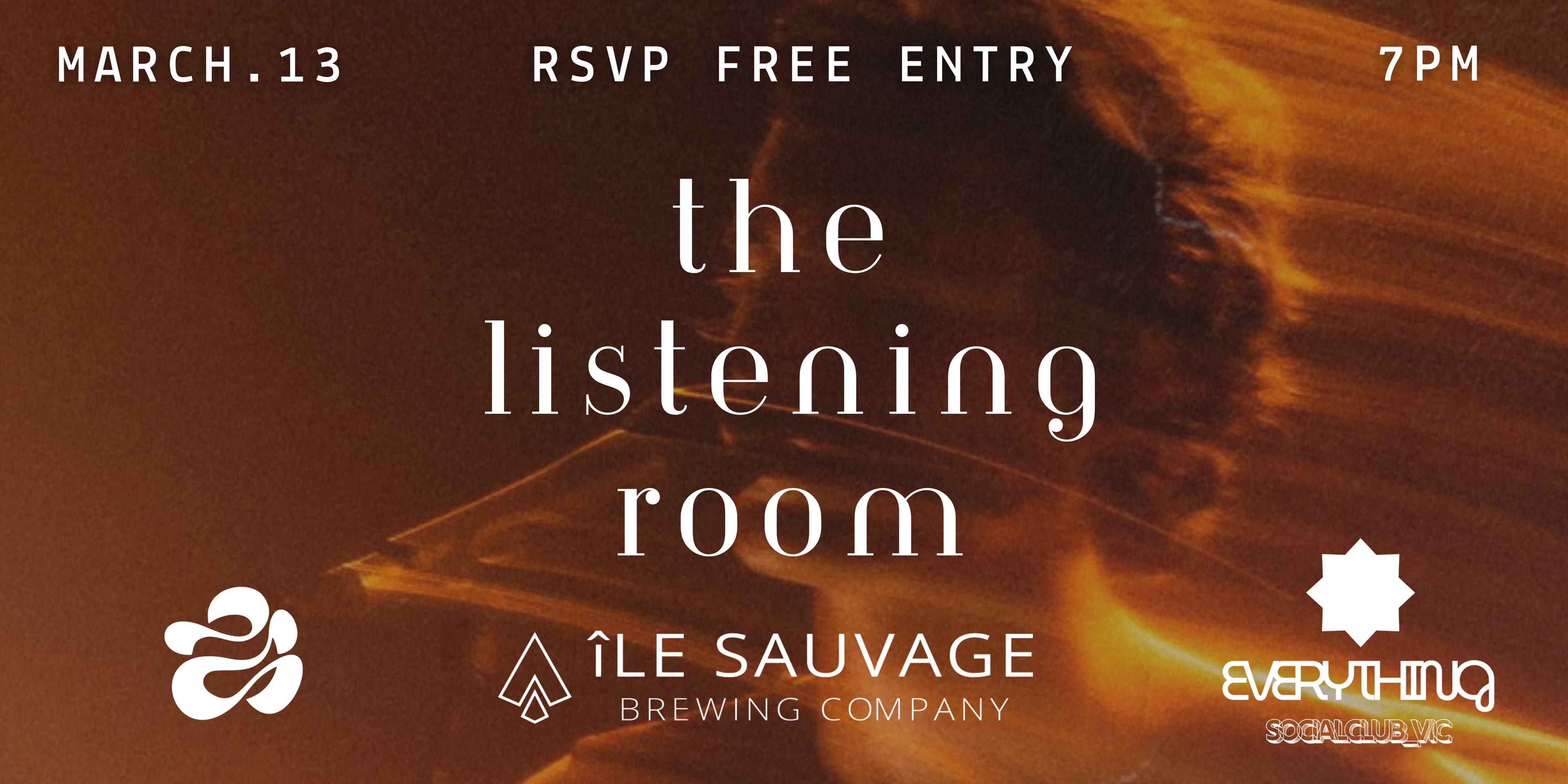 Silver Tide Events Presents: The Listening Room at Ile Sauvage Brewing Co. 2960 Bridge Street