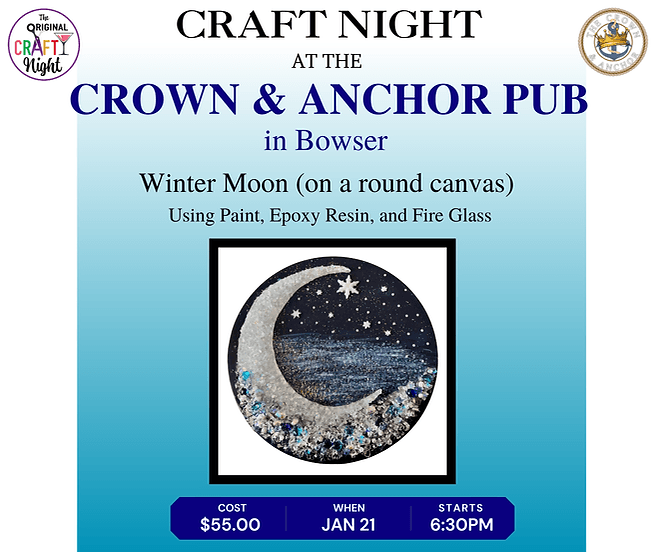 Winter Moon at the Crown & Anchor Pub! at Qualicum Beach, 6120 Island Hwy W, Qualicum Beach, BC V9K 2E4, Canada