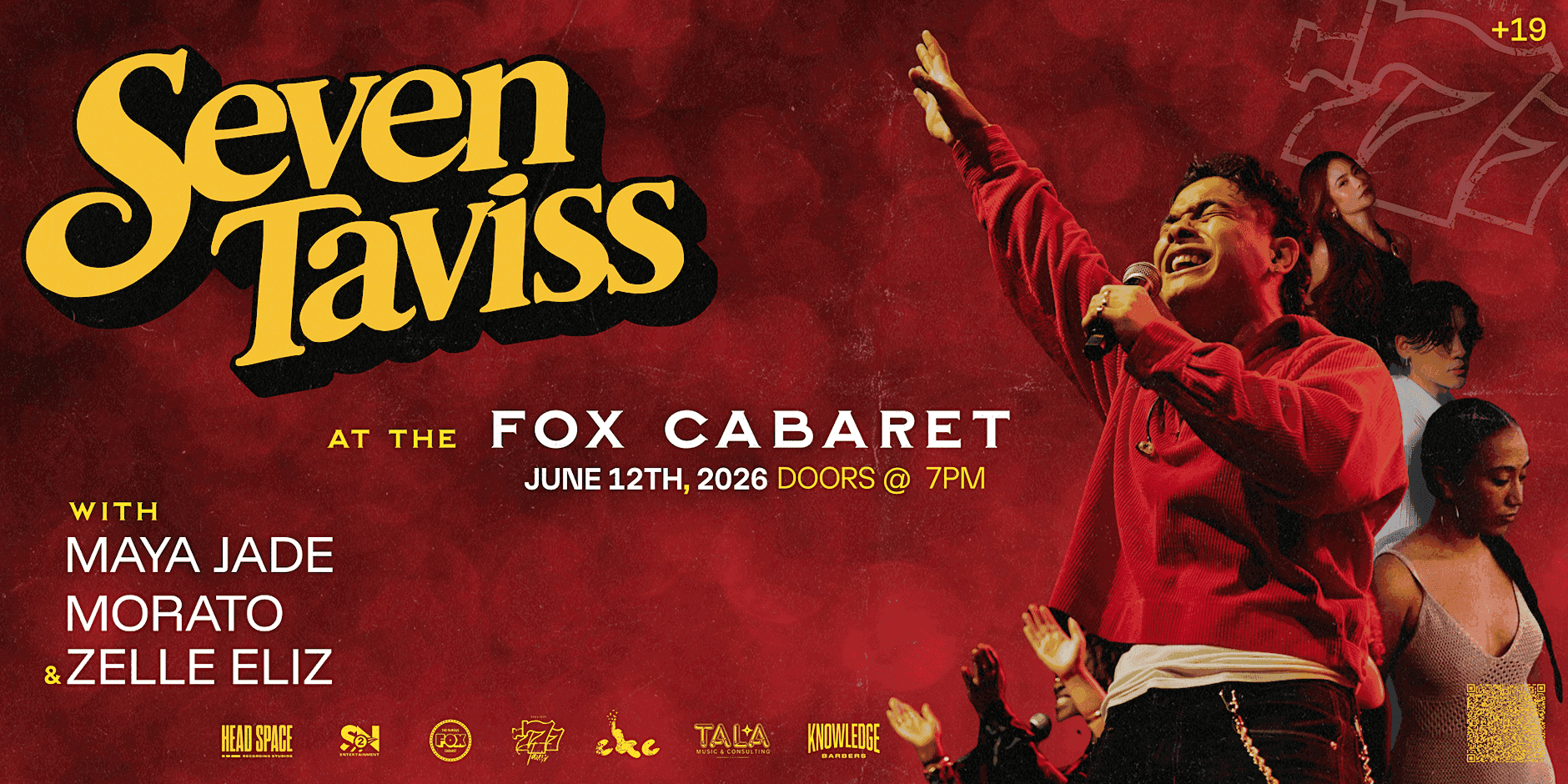 Seven Taviss @ Fox Cabaret (W/ Maya Jade, Morato & Zelle Eliz) — Live Music in Vancouver