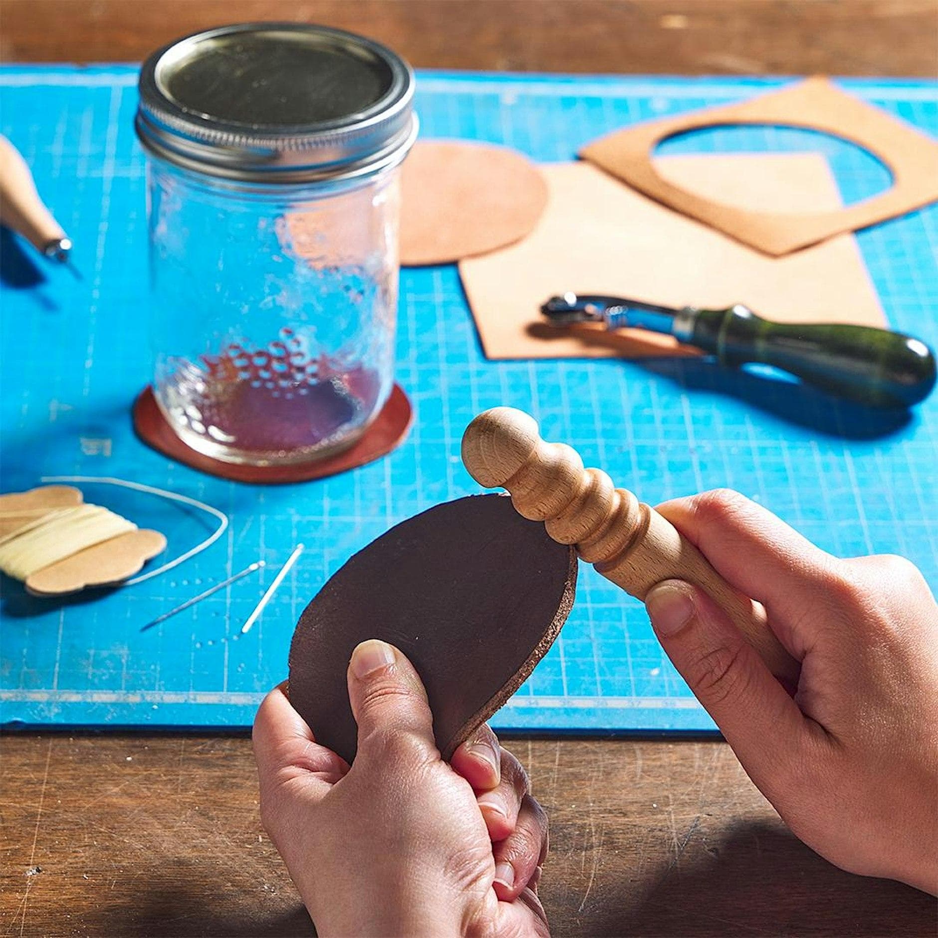 Lee Valley Tools Victoria Store - Leather Drink Holder Workshop — Learning & Workshops in Victoria