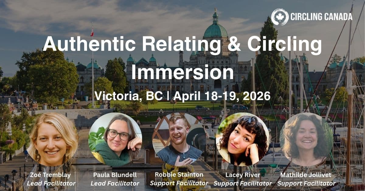 Authentic Relating & Circling Immersion - Victoria - April 18-19 at Victoria, BC (Private Residence)