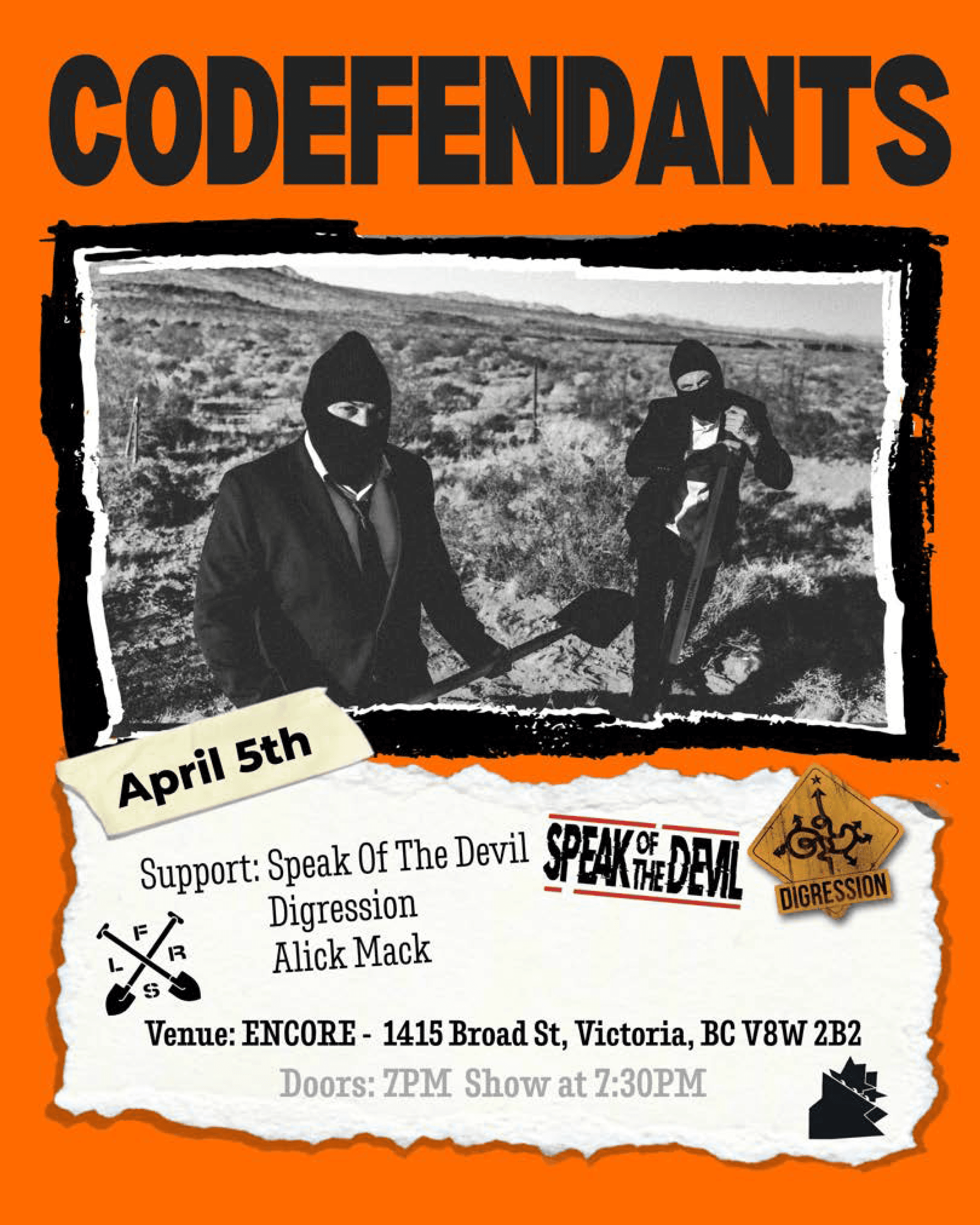 Punk in the City Vol 2 - The Codefendants — Metal & Punk in Victoria