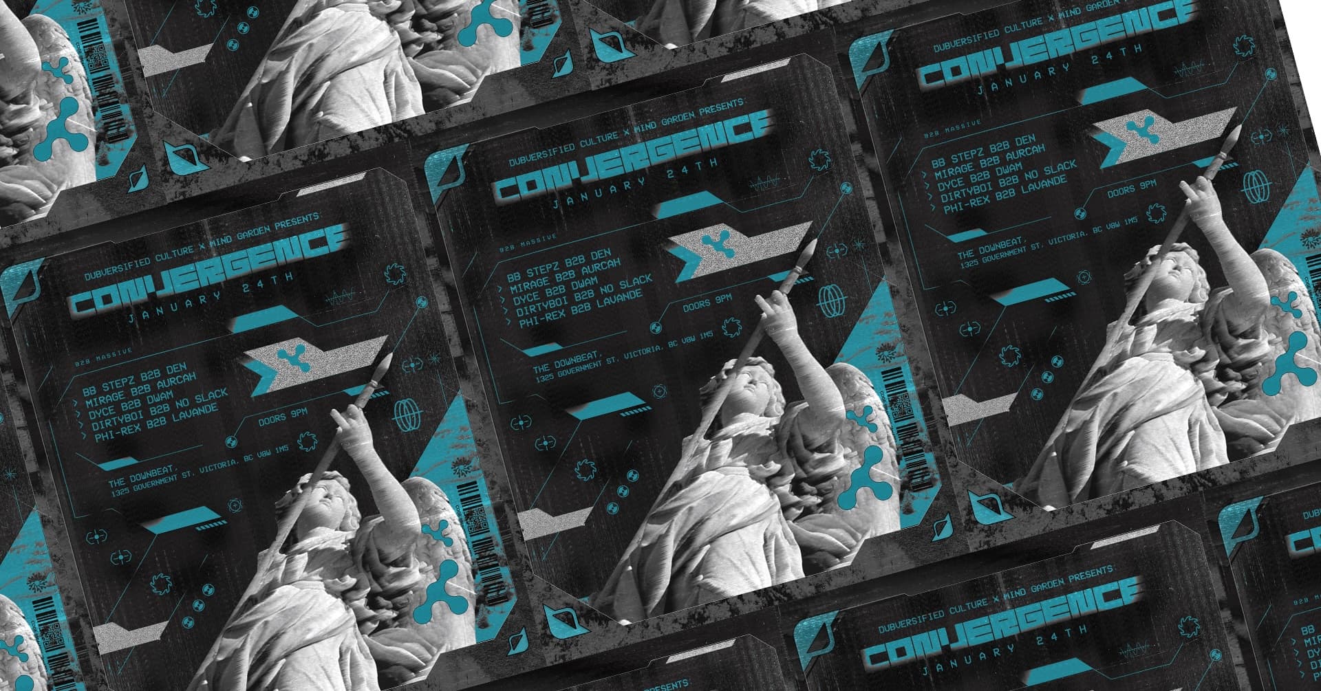 Convergence: B2B Massive at The Downbeat 1325 Government St, Victoria, BC V8W 1M5