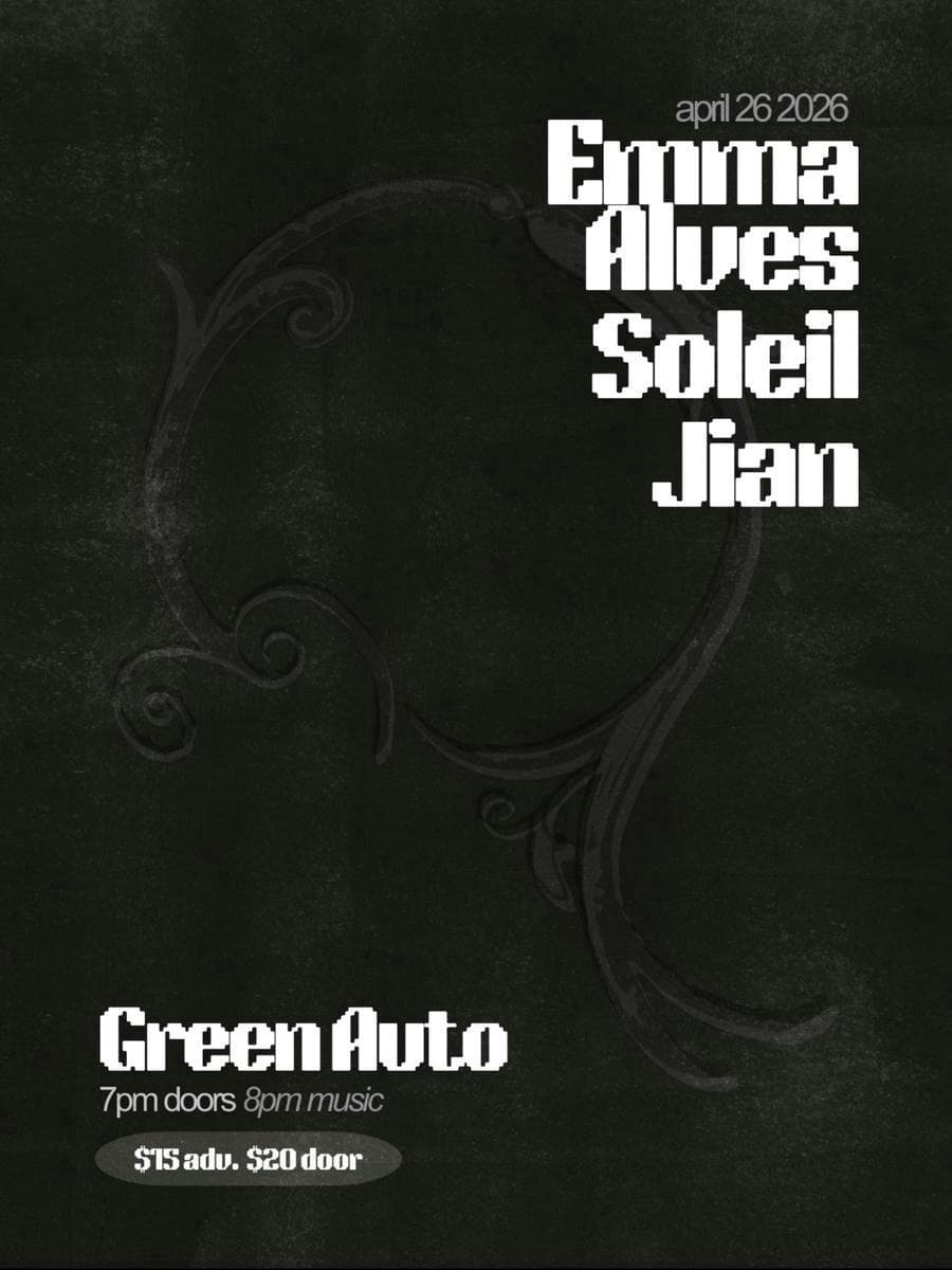 Jian, Emma Alves, Soleil at Green Auto