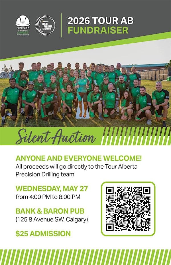 5th Annual Precision Drilling Ride Team - Fundraiser And Auction at Bank & Baron P.U.B
