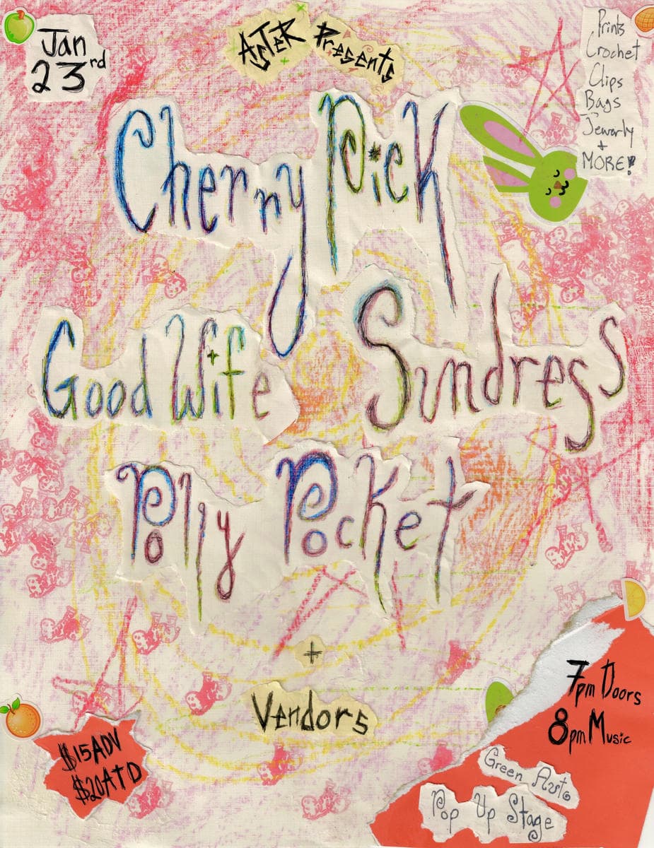 Cherry Pick, Sundress, Good Wife, Polly Pocket at Green Auto Pop-Up Stage