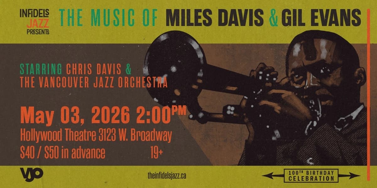 Chris Davis & The Vancouver Jazz Orchestra at Hollywood Theatre