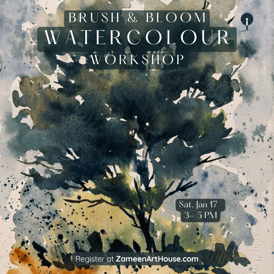 Beginner Watercolour Workshop at Zameen Art House