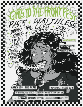 GIRLS TO THE FRONT FESTIVAL ft. Piss | WAIT//LESS | Down the Lees | JISEI | Gadfly | Cherry Pick | Tall Mary | Crimson Funeral | Semi | Ghost Teeth at The Pearl