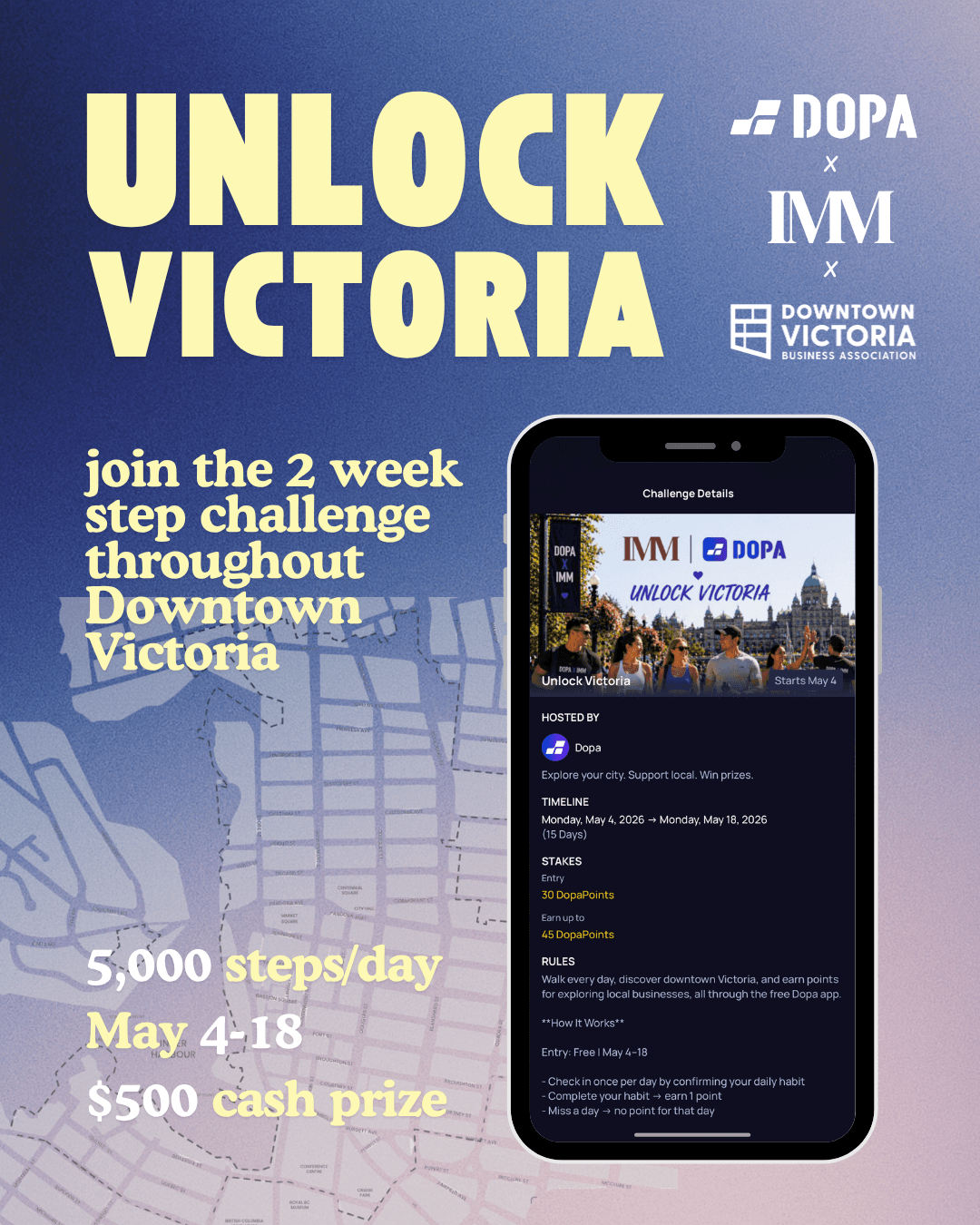 Unlock Victoria at Downtown Victoria