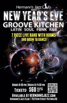 Groove Kitchen | New Year's Eve 2025 at Hermann's Jazz Club