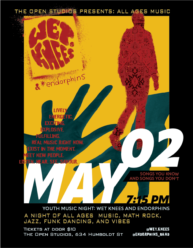 Diy youth music night at The Open Studios