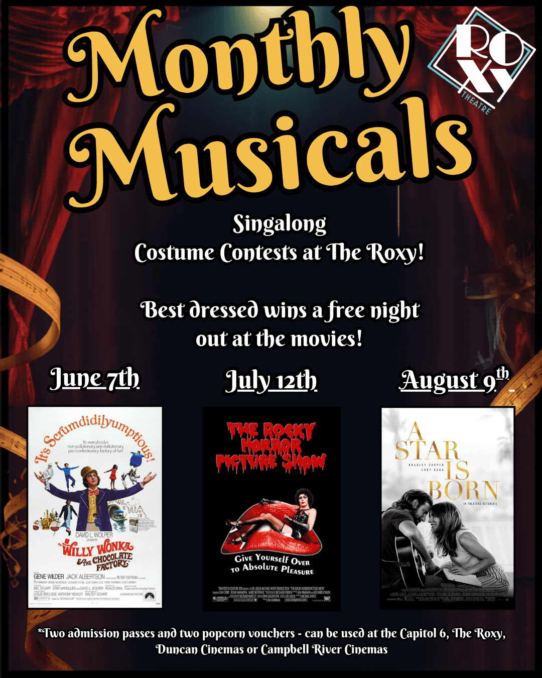 Costume Contests at The Roxy - Classic Films at The Roxy