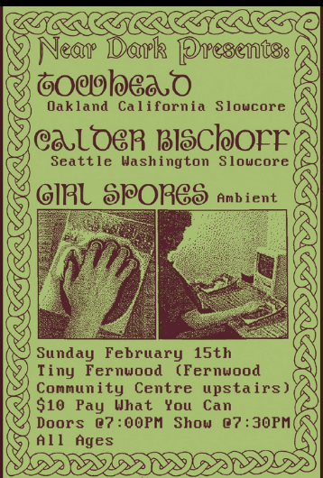 Near Dark presents: Townhead at Fernwood Community Centre