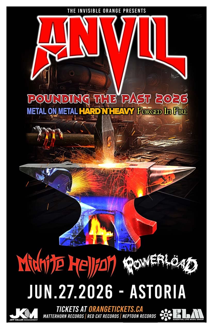 Anvil // Midnite Hellion // PowerlÖAd (Vancouver) at Astoria Pub