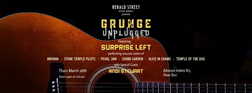 Grunge Unplugged — Live Music in Victoria