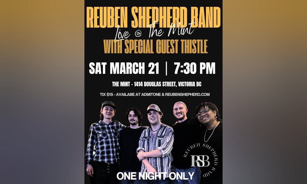 Reuben Shepherd Band with Thistle Live @ The Mint — Live Music in Victoria