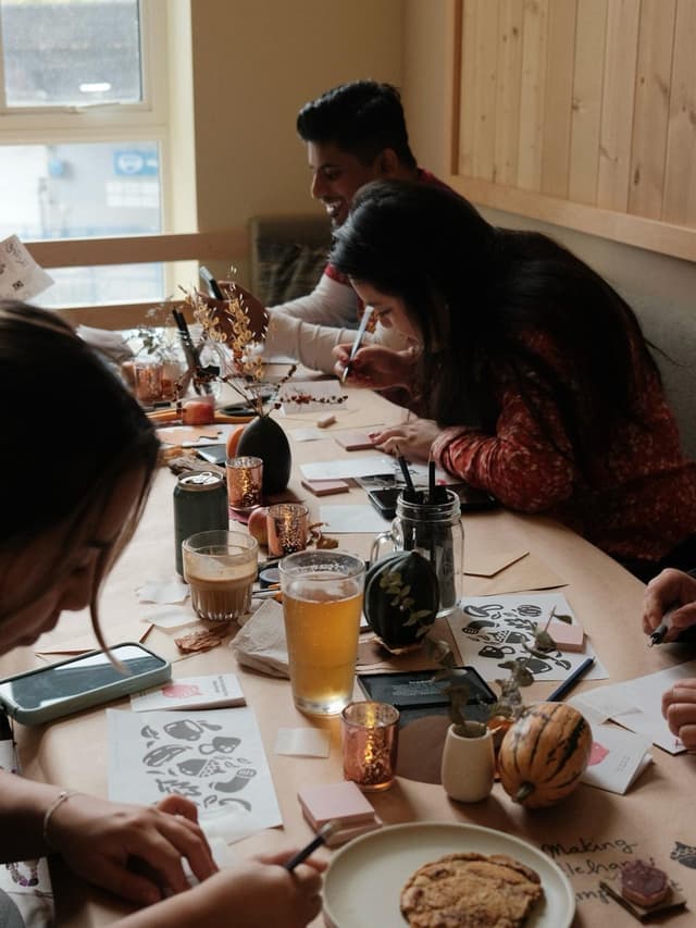 Coffee & Craft V.9: Stamp Carving at progression bouldering gym