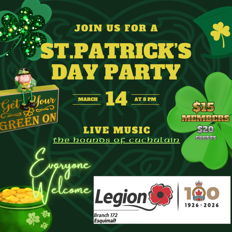St. Paddy’s Day Party — Seasonal in Victoria