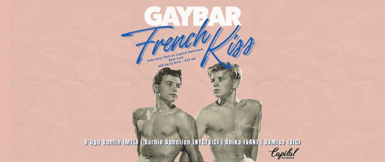 GAYBAR French Kiss at 858 Yates Street Victoria, British Columbia V8W 1L8