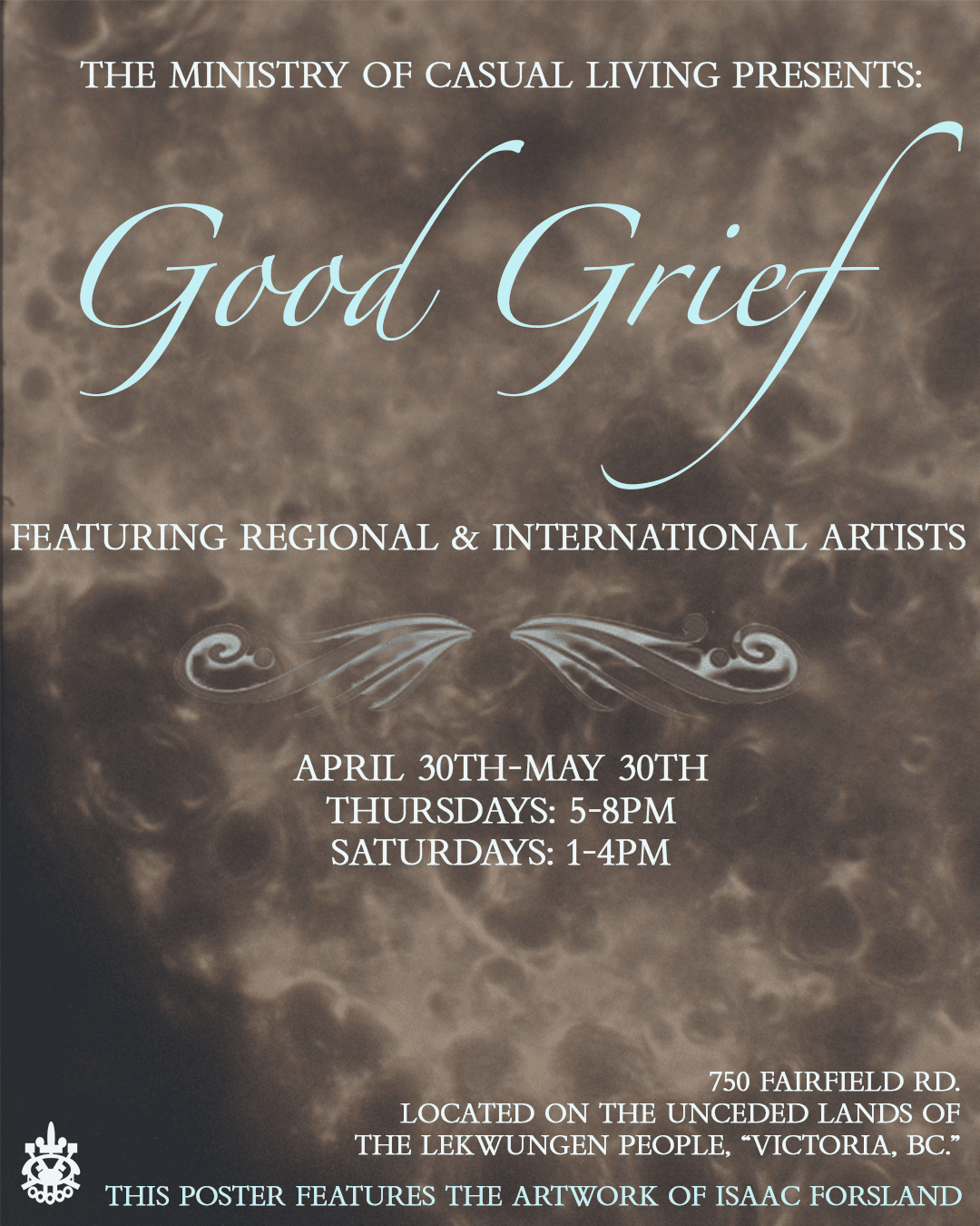 Good Grief: Group Art Exhibition at MoCL at The Ministry of Casual Living, 750 Fairfield Rd.
