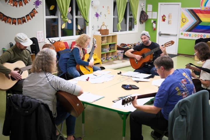 Intermediate Guitar Series for Adults at Sunflower Music School, 1921 Fernwood Rd, Suite #2, Victoria, BC, V8T 2Y6