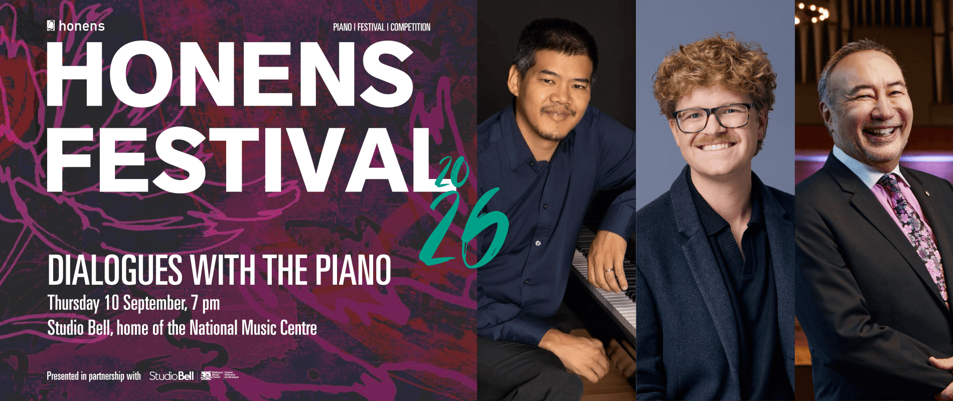 2026 Honens Festival - Dialogues With The Piano at Studio Bell