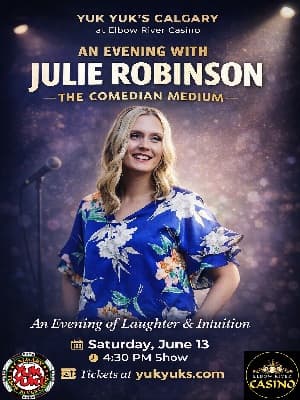 Julie Robinson the Comedian Medium – Yuk Yuk's — Performing Arts in Calgary