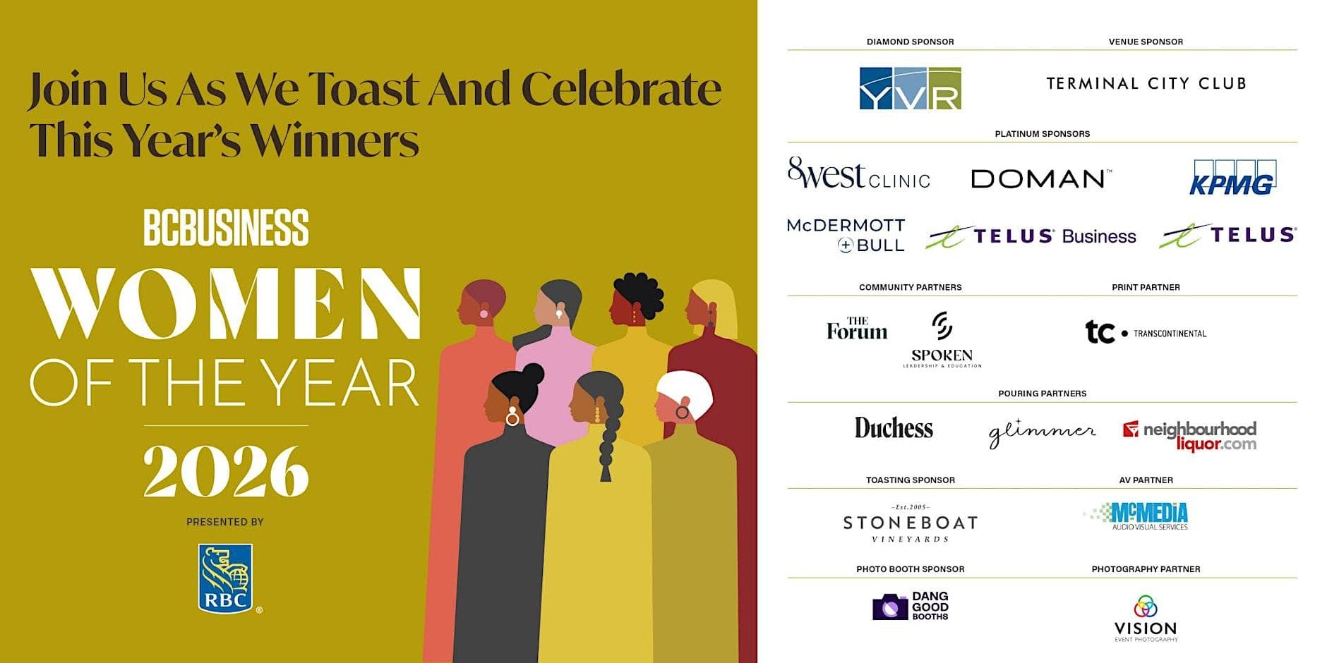 2026 Bcbusiness Women Of The Year Awards — Learning & Workshops in Vancouver