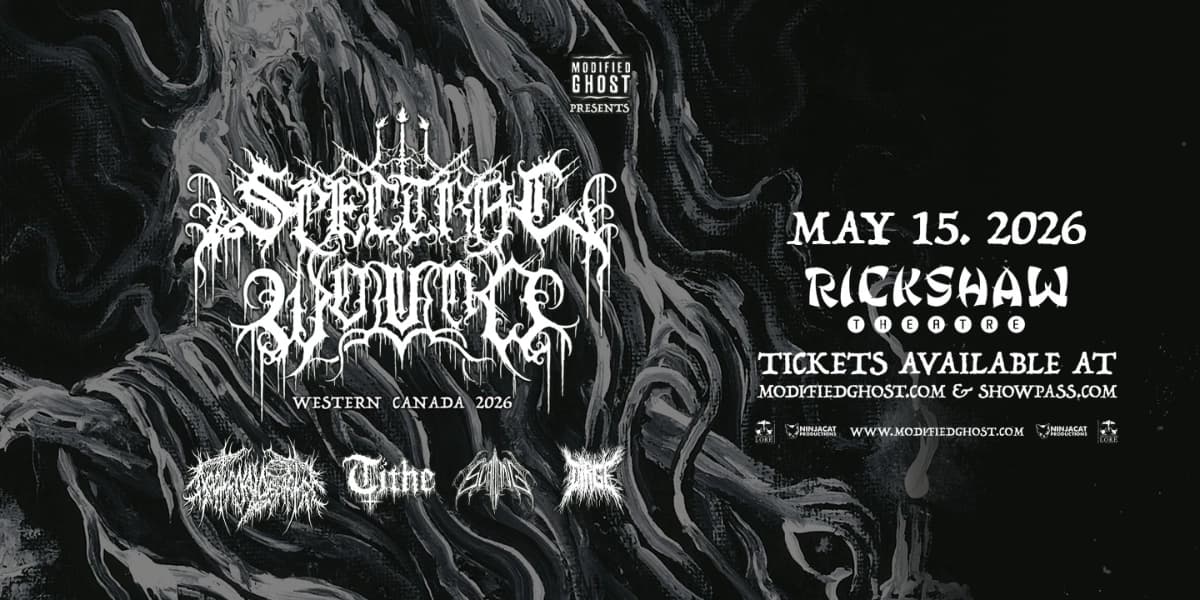 Spectral Wound With Nocturnal Departure, Tithe, Scalding & Dirge at The Rickshaw Theatre