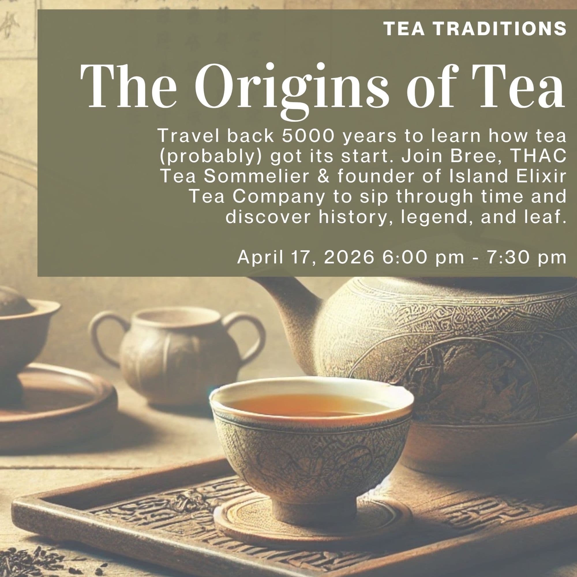 The Origins of Tea at 720 Station Ave. #103, Langford BC, Canada