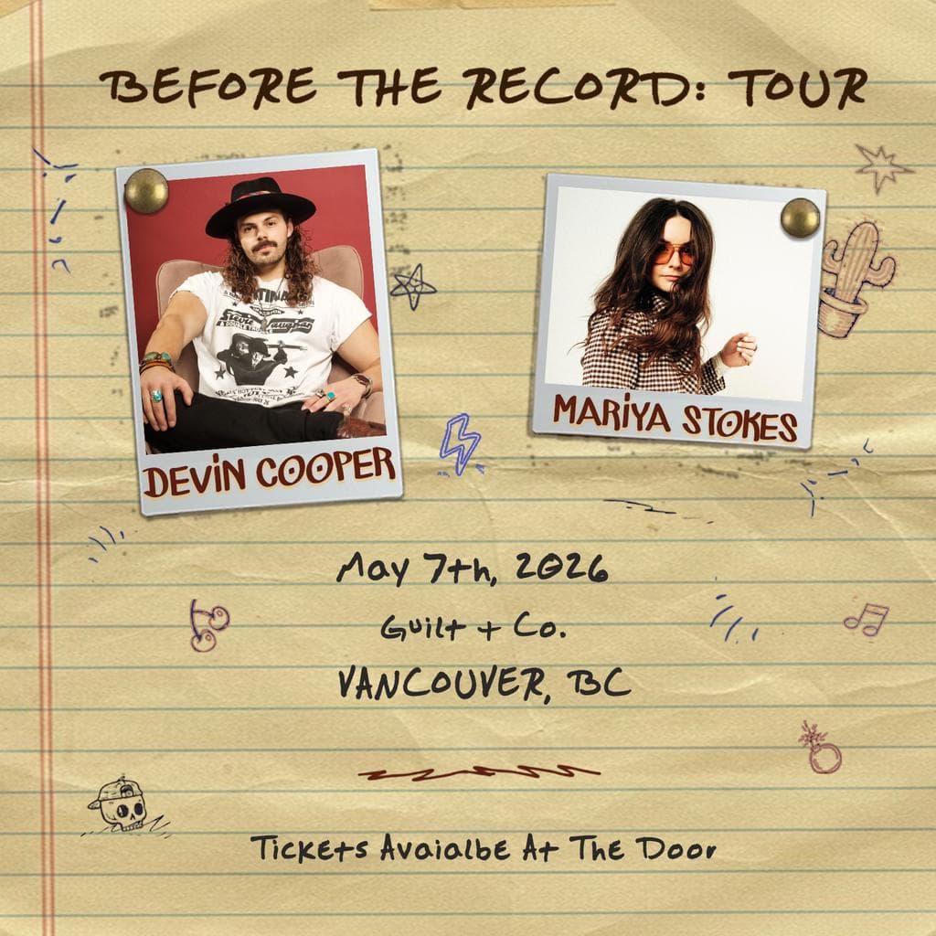 Early Show: Devin Cooper & Mariya Stokes at Guilt & Co