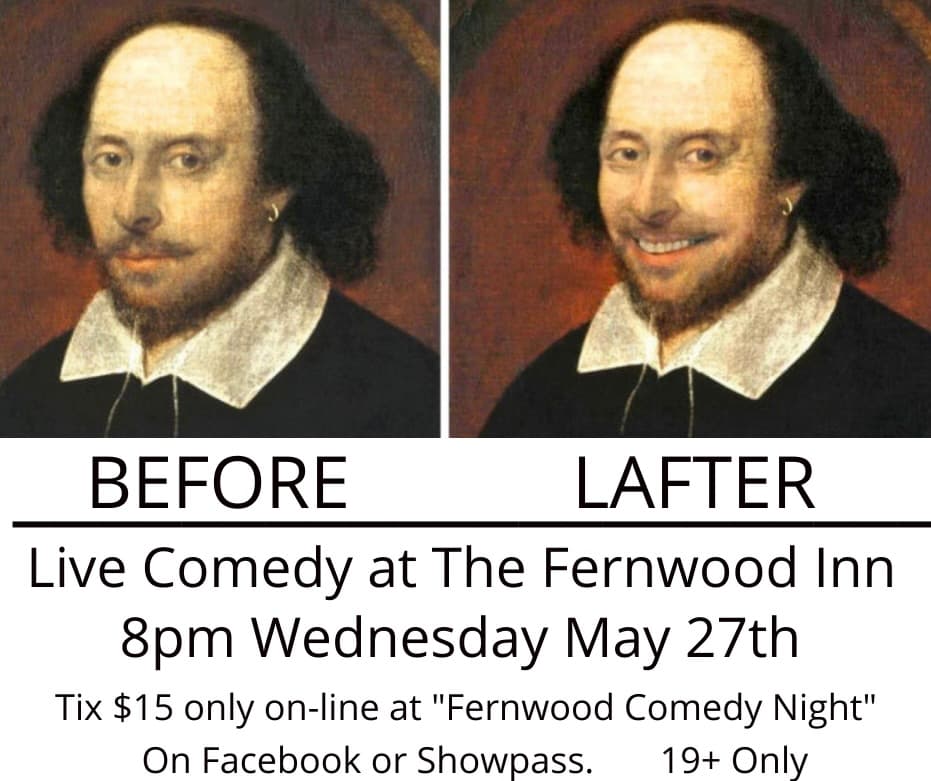 Fernwood Comedy Night May 2026 at The Fernwood Inn