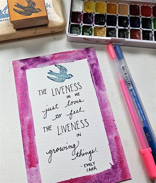 Emily Carr Inspired Art Class: Illustrating Her Words at Carr House National Historic Site