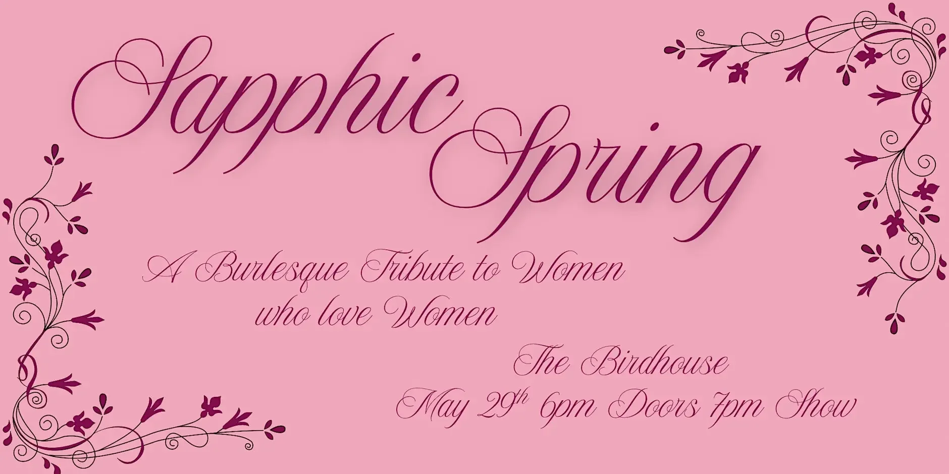 Sapphic Spring at The Birdhouse