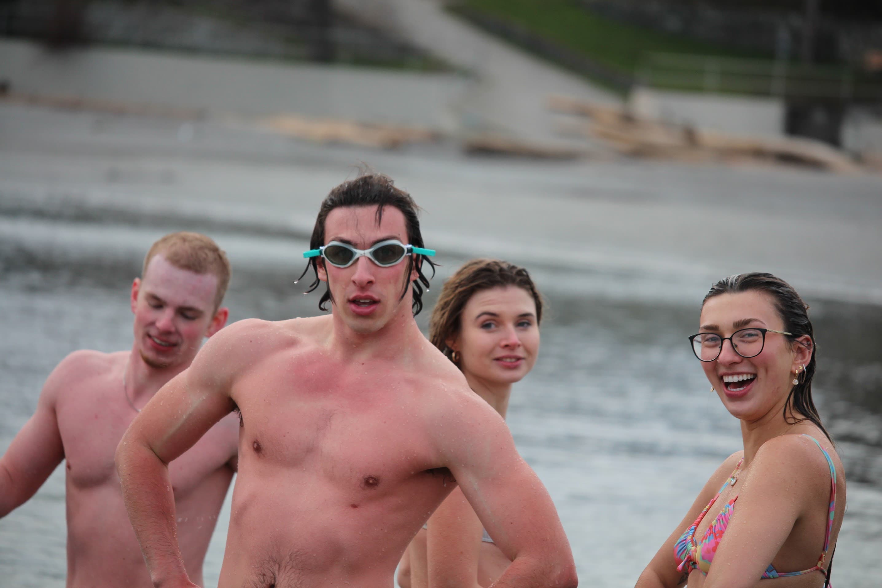 Friday Dip at Hollydene Beach